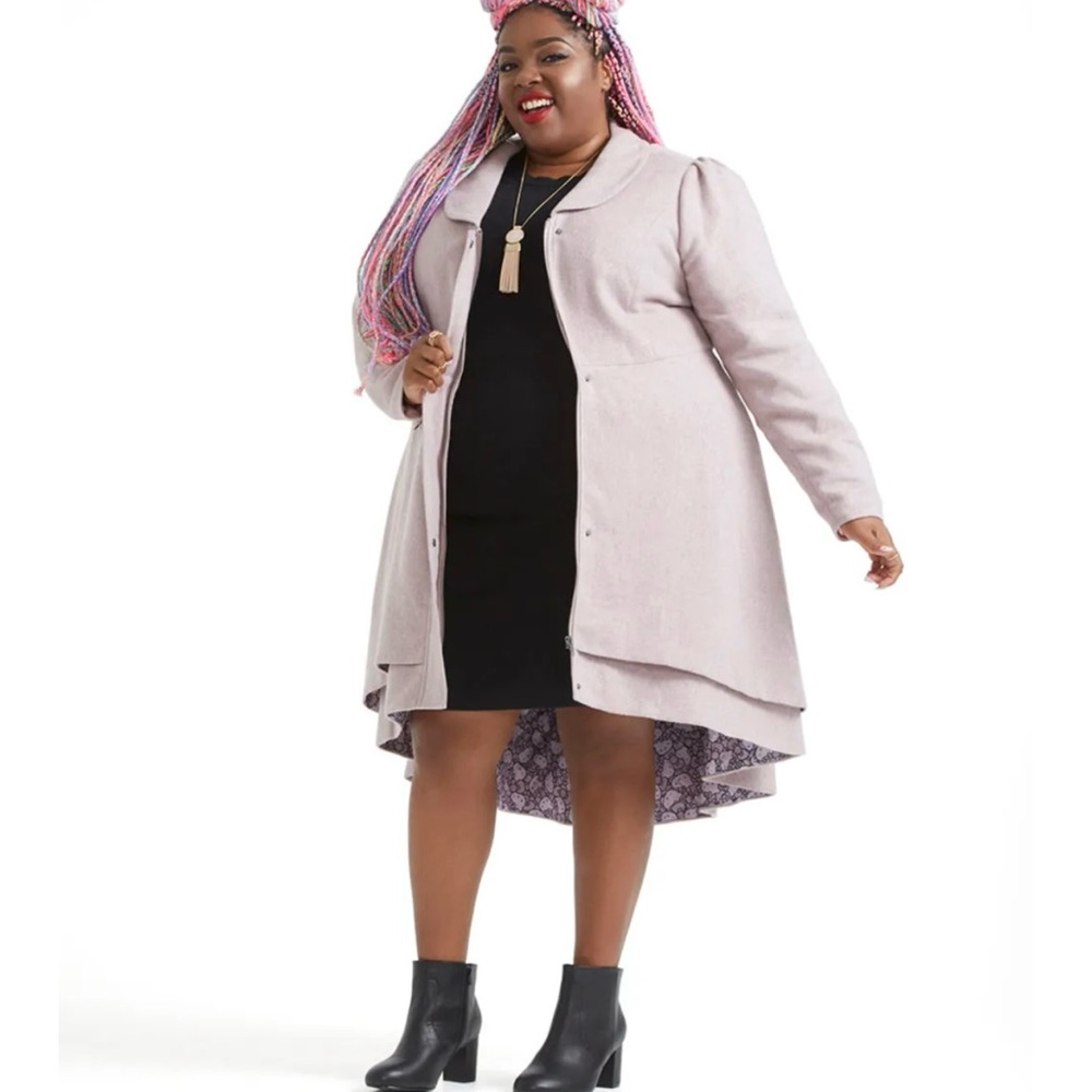 Hello Kitty Light Pink Pea Coat